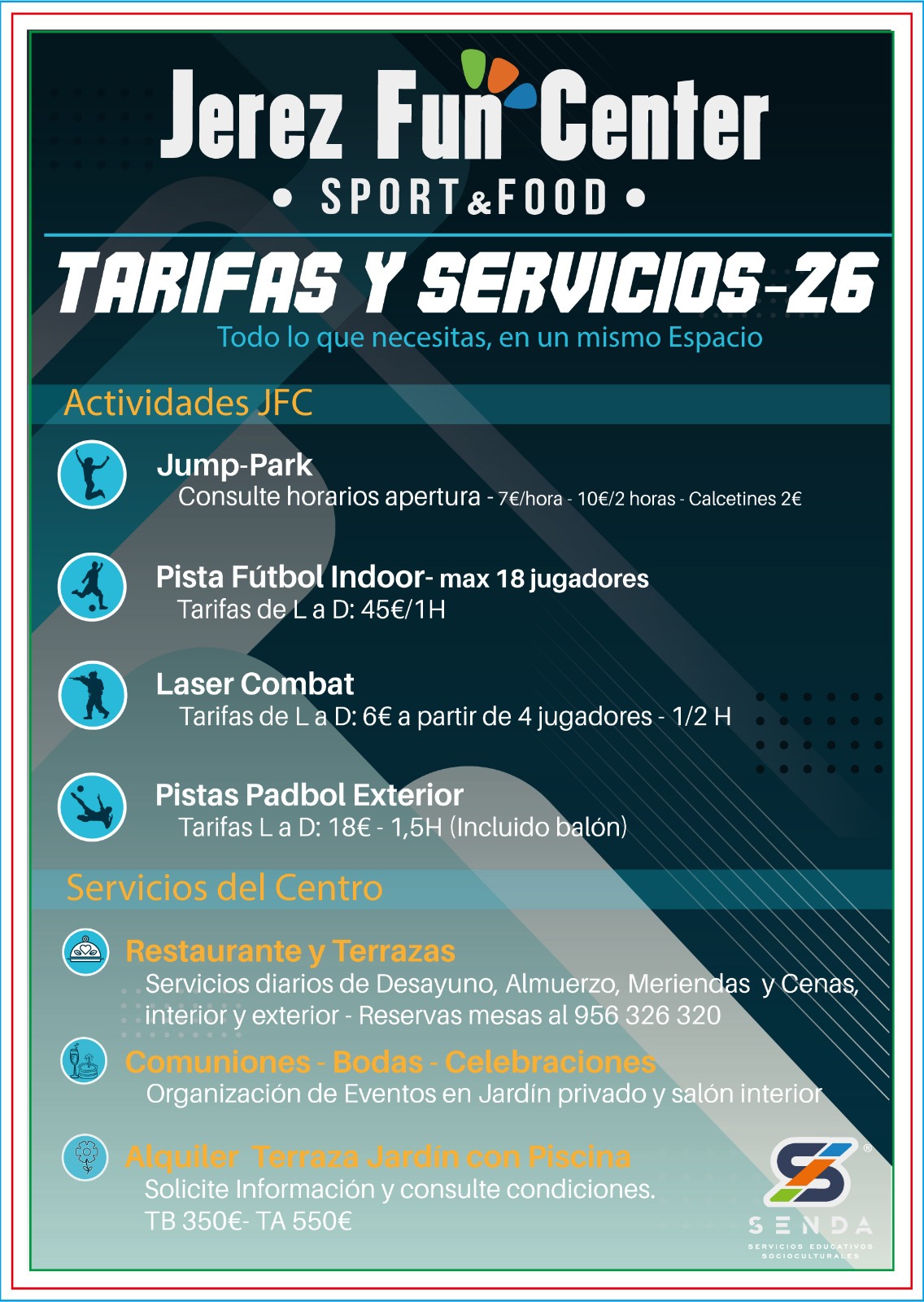 Pista de padbol en Jerez Fun Center